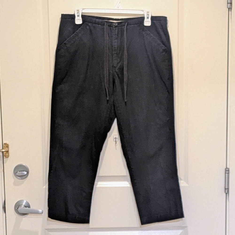 NWOT Beckwoman 30x32 100% Cotton Pants with Embroidered Pockets